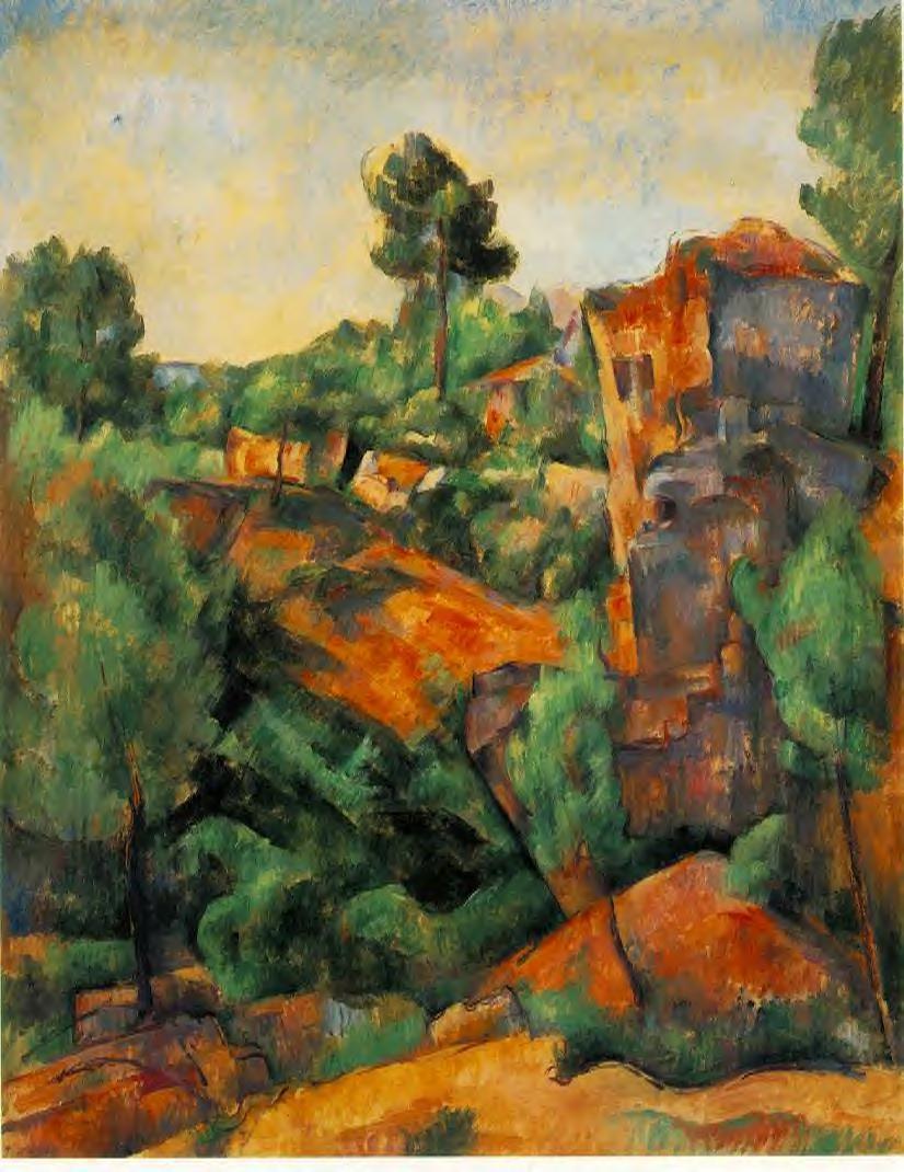 Bibemus Quarry - Paul Cezanne Painting